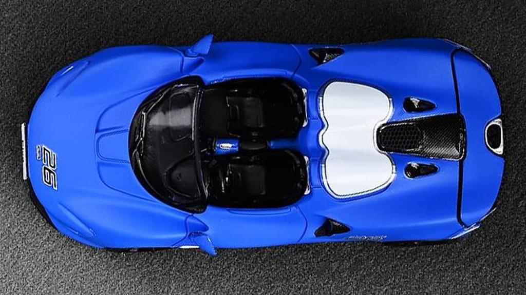 CM MODEL McLaren Elva Matte Blue Finished Product 1/64 CM64-Elva-01