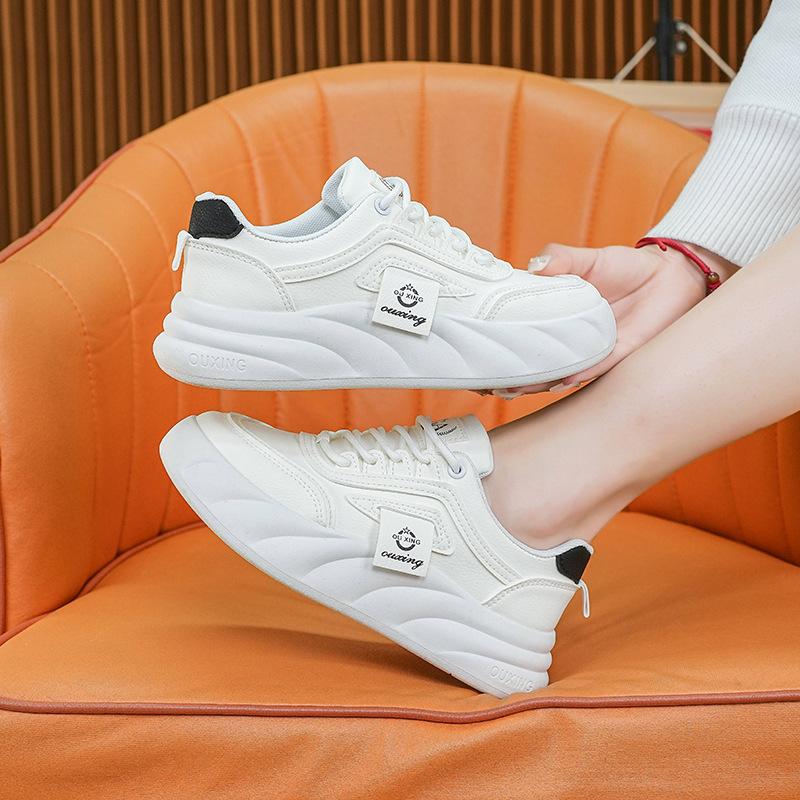 Little White Shoes Women's Spring New Ins Trendy Girl Student Platform Sports Shoes Versatile Casual Shoes