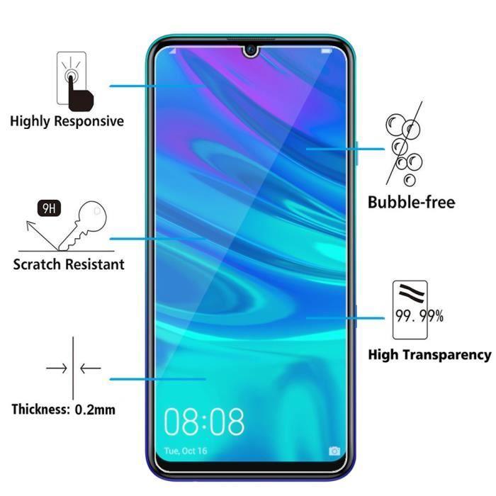 Film de protection - VCOMP - Huawei P Smart (2019) - Verre Trempé - Résistant aux rayures - Transparent