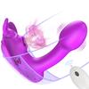 Nositelné dildo Vibrátor Žena Sání klitorisu/Vagina Stimulující sexuální hračka Dálkové ovládání Butterfly Vibrator Kalhotky Sex Product