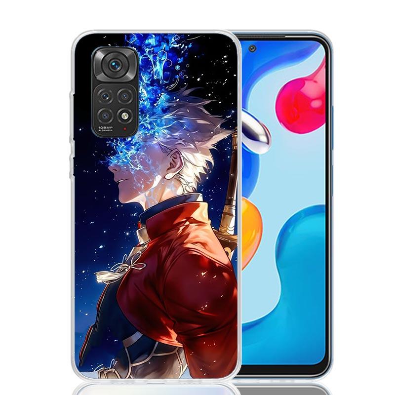 Fate Zero Stay Night Archer Phone Case For Xiaomi Redmi Note 15 14 13 12S 12 Pro Plus 11S 11E 11 11T 10S 10 Art Soft Pattern Cov