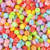 100-500PCS Mixed Colorful Acrylic Happy Face Beads Acrylic Smiling Face Spacer Beads for Bracelet Necklace DIY Jewelry Making