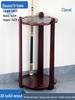 Solid Wood Round 9-Hole Billiard Cue Rack
