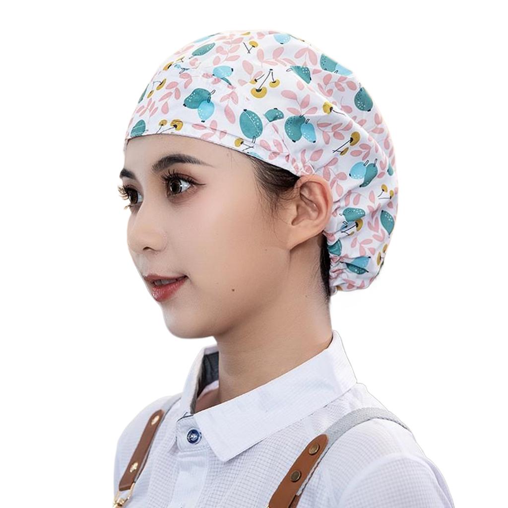 Comfortable Cap With Pure Cotton Sweatband For Cooks Hat Fwomen Kitchen Cap With Brim ForChef Hat