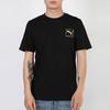 PUMA T Shirts Men's Black Crew Neck Moderate Straight Fit 587582-01