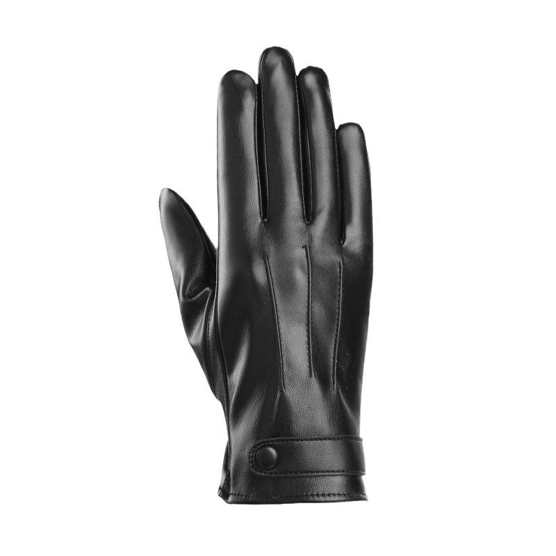 Damen PU-Lederhandschuhe mit Fleece-Futter: Winddicht, Touchscreen-kompatibel, Stilvoll & Vielseitig zum Fahren und Kälteschutz.