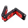 Folding Level Ruler 3 Sections Foldable 45 90 Degree Multi Angle Measuring Tool with Bubbles and Magnets