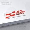 Decorazione Auto Metallo John Cooper Works JCW Emblema Lettere Adesivo 3D Per Mini Cooper S U25 J01 J05 F66 F65 F67 Adesivi Coda Posteriore Baule