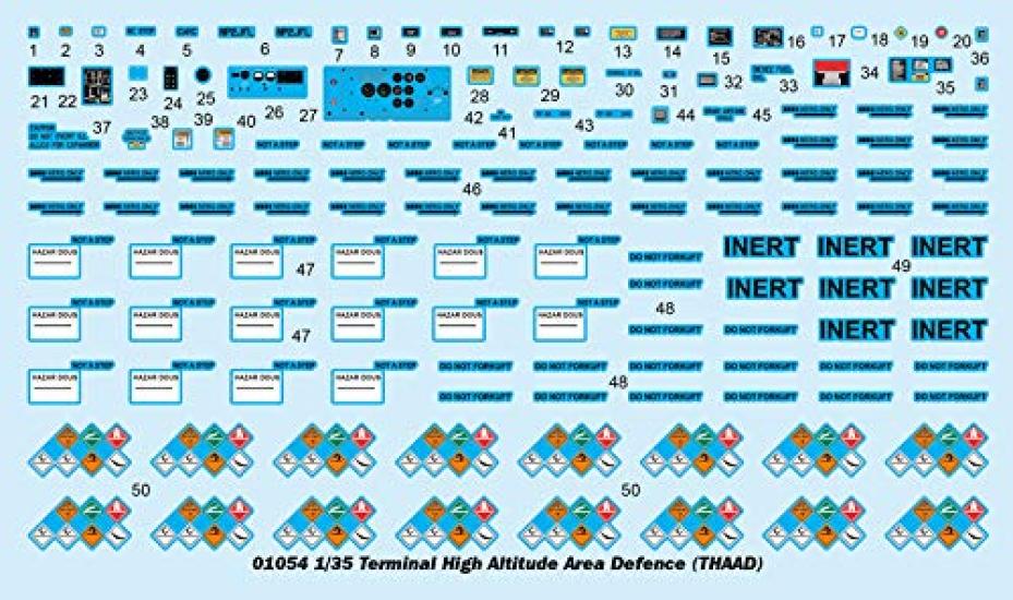 Trumpeter scale US Army THAAD Missile System Plastic Model Kit 01054 1/35 Anti-Ballistic