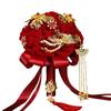 Buchete de Mireasă din Flori de Mătase Lucrate Manual Aranjament Floral Delicat de Purtat în Mână Ornament Elegant cu Flori pentru Petrecerea de Nuntă