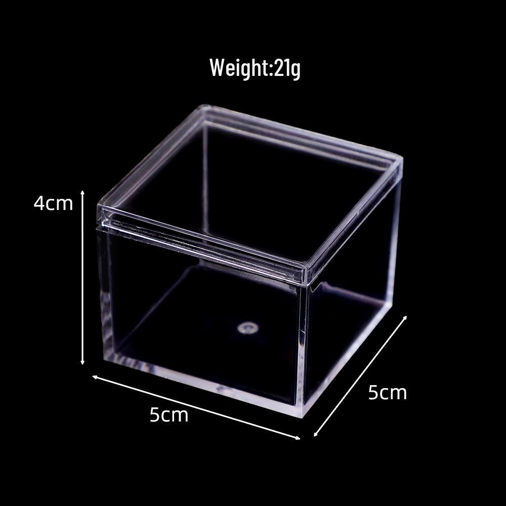 Klar Acryl Quadratische Aufbewahrungsbox für Hochzeitsgeschenke, Süßigkeiten, Kekse und zur Präsentation.