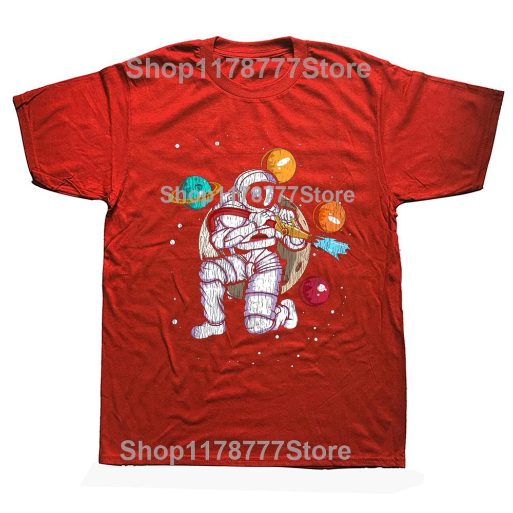 Firefighter Astronaut Space Fireman T Shirts Graphic Streetwear Short Sleeve Birthday Gifts Summer Style Tshirt Mens Clothing