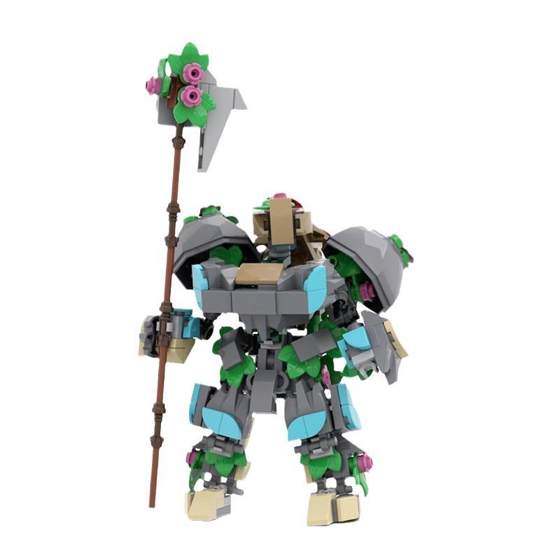 Creative Moc Building Blocks Forest Guardian Robot Educational Toy for Kids Assemble Model Gift