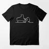 Happy Fashion T-Shirts La Linea Die Linie Osvaldo Cavandoli TV Unisex WoUnisex Stil Streetwear T-Shirt Rundhals Lässige Oberteile Camisetas