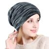 Colored Winter Pullover Hats Cotton Velvet Ear Protection Hats Suitable for Outdoor Double-layer Stacked Long Tube Hats Unisex