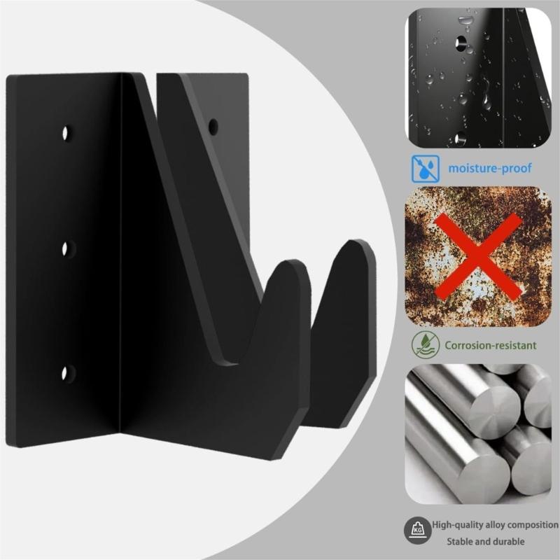 1 Pair Hydraulic Jacking Wall Mount Hook Tool Organizers Holder Suitable for Multiple Brands Space Saving Tool Storage