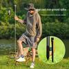 Aluminum Camping/Fishing Lantern Stand - Portable, Folding, Outdoor Lamp Pole Storage