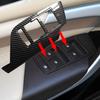 Carbon Texture Door Window Lifter Control Frame Cover For Buick Regal 2009-2016