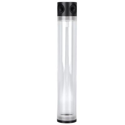 Water Cooling Reservoir 300mm 11.8in Length G1 4in Thread Low Noise Cylindrical Acrylic Plastic Material Cooling Tank