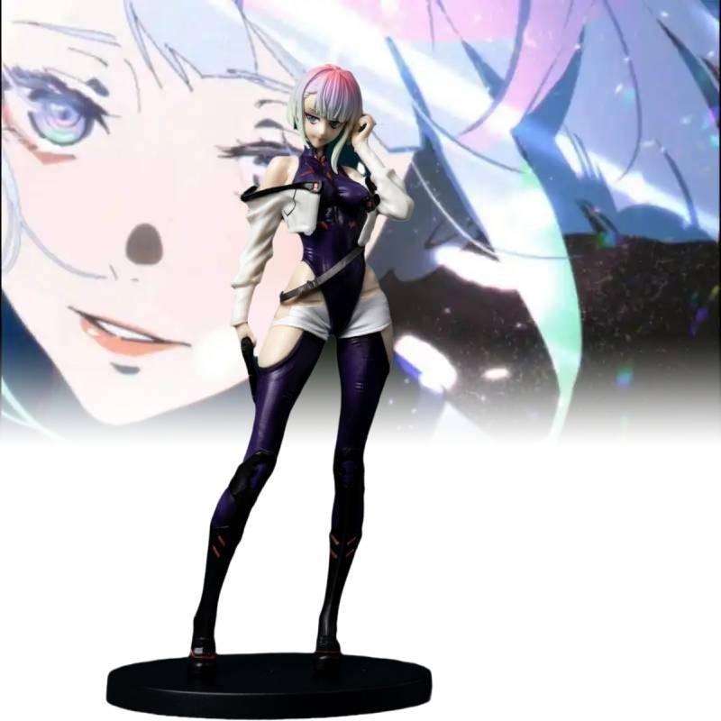 Edgerunners Cyberpunk Lucyna Kushinada Figurine Pc Game Model Ornament Gift Toy