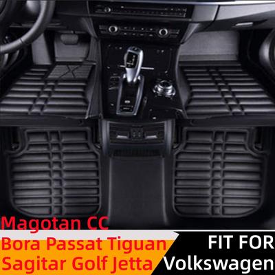 Sinjayer 3D vízálló autós padlószőnyegek elöl és hátul Volkswagen VW Sagitar Golf Jetta Bora Passat Tiguanhoz