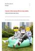Inflatable Portable Air Sofa: Outdoor Foldable Bed & Sleeping Bag