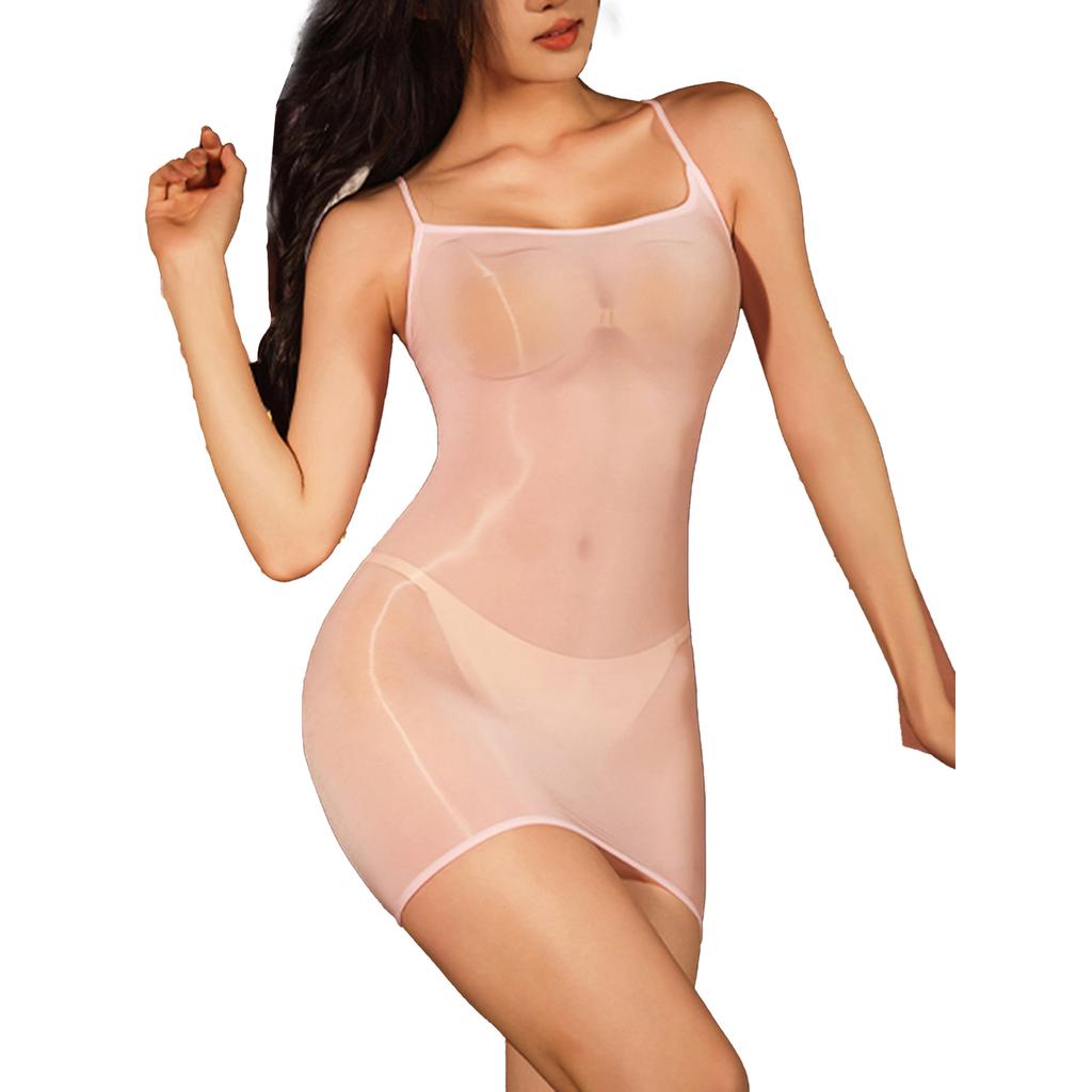 Womens Sheer Lingerie Dress Crisscross Strap Design Stretchy Bodycon Mini Club Nightwear