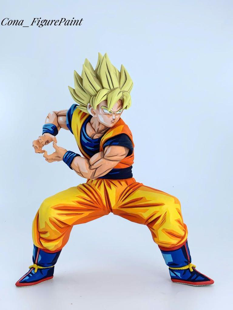 [USED] Super Saiyan Son Goku Grandista - Dragon Ball Z tile repaint work