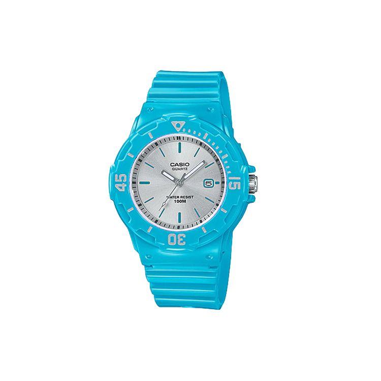Casio Waterproof Dress Timer Watch Women watches Silver LRW-200H-2E3 Silver Dial