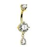 Crystal Navel Ring Stainless Steel Belly Piercing Jewelry Fashion Belly Button Rings  Sexy