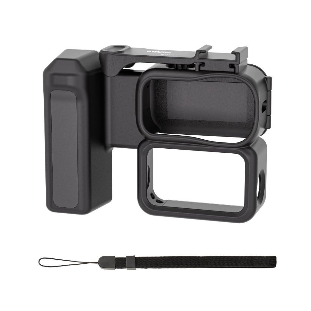 

Quick Release Street Grip Kit Camera Frame Shutter Button Lightweight Street Hand Grip Mount With Cold Shoe for DJI Osmo Nano чорний