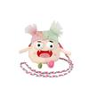 Plush Cute Hairy Doll Crossbody Bag With Zipper Closure For Daily Use