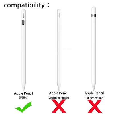 For Apple Pencil USB C Silicone Protective Cover for IPad Air Ipad Mini Ipad Pro12.9 Tablet Pen Case Type-C Pen Cil Anti-fall