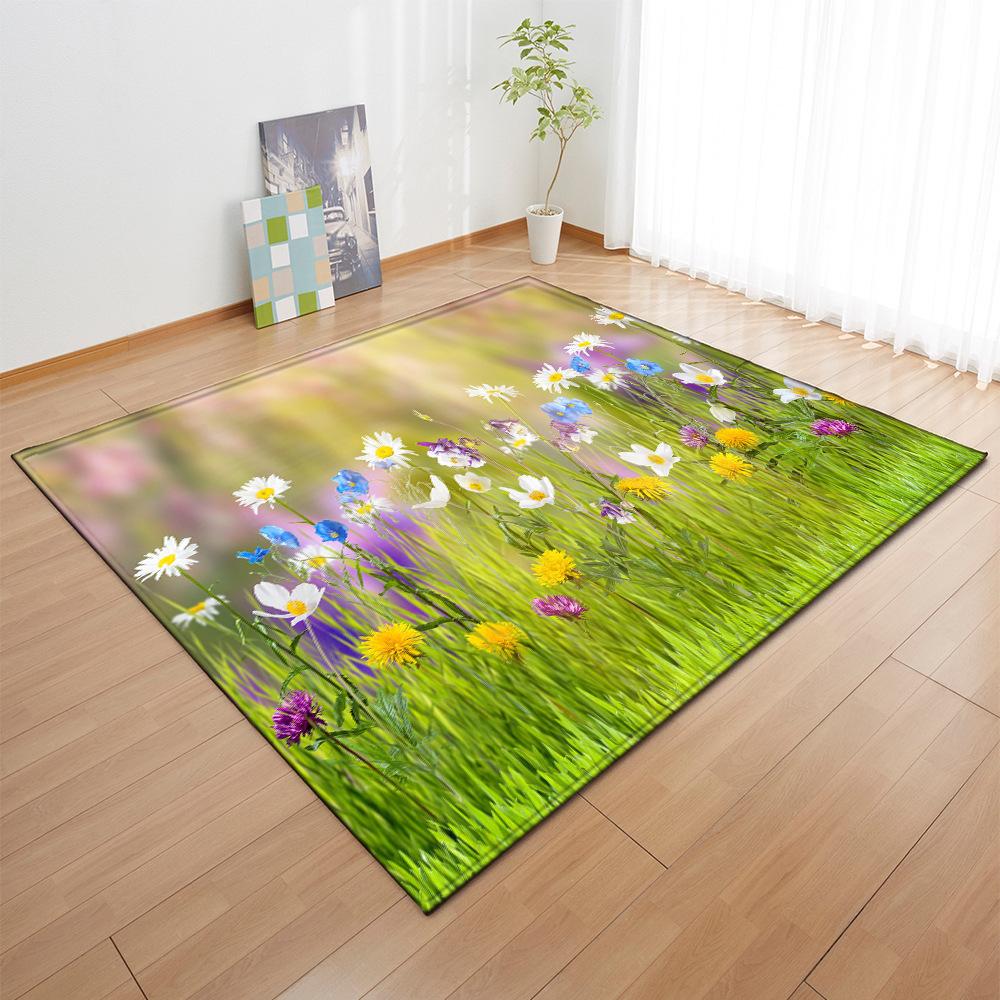 Scenic Carpet Feather Wind Bedroom Floor Mat