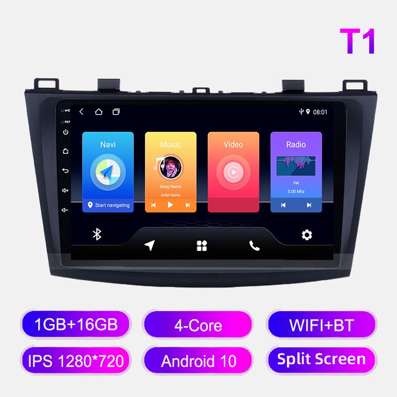 8G 128GB Car Radio For Mazda 3 2010-2013 Android 12.0 Multimedia Video Player Carplay Navigation GPS Autoradio No 2din Stereo