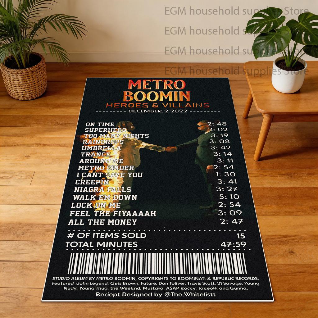 Modern Album Rug Art Design Home Decoration Soft Floor Mat Easy Cleaning Living Room Non-slip Customizable Carpets Bedside