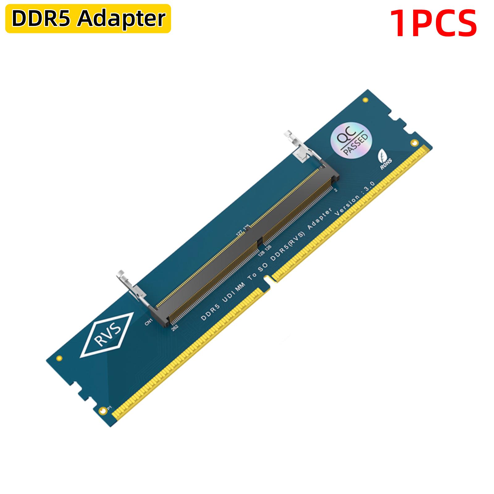 

Laptop SO DDR5 RAM To Desktop DDR5 U-DIMM Adapter DDR5 SO-DIMM Gaming Laptop RAM Memory Module Memory Card Converter