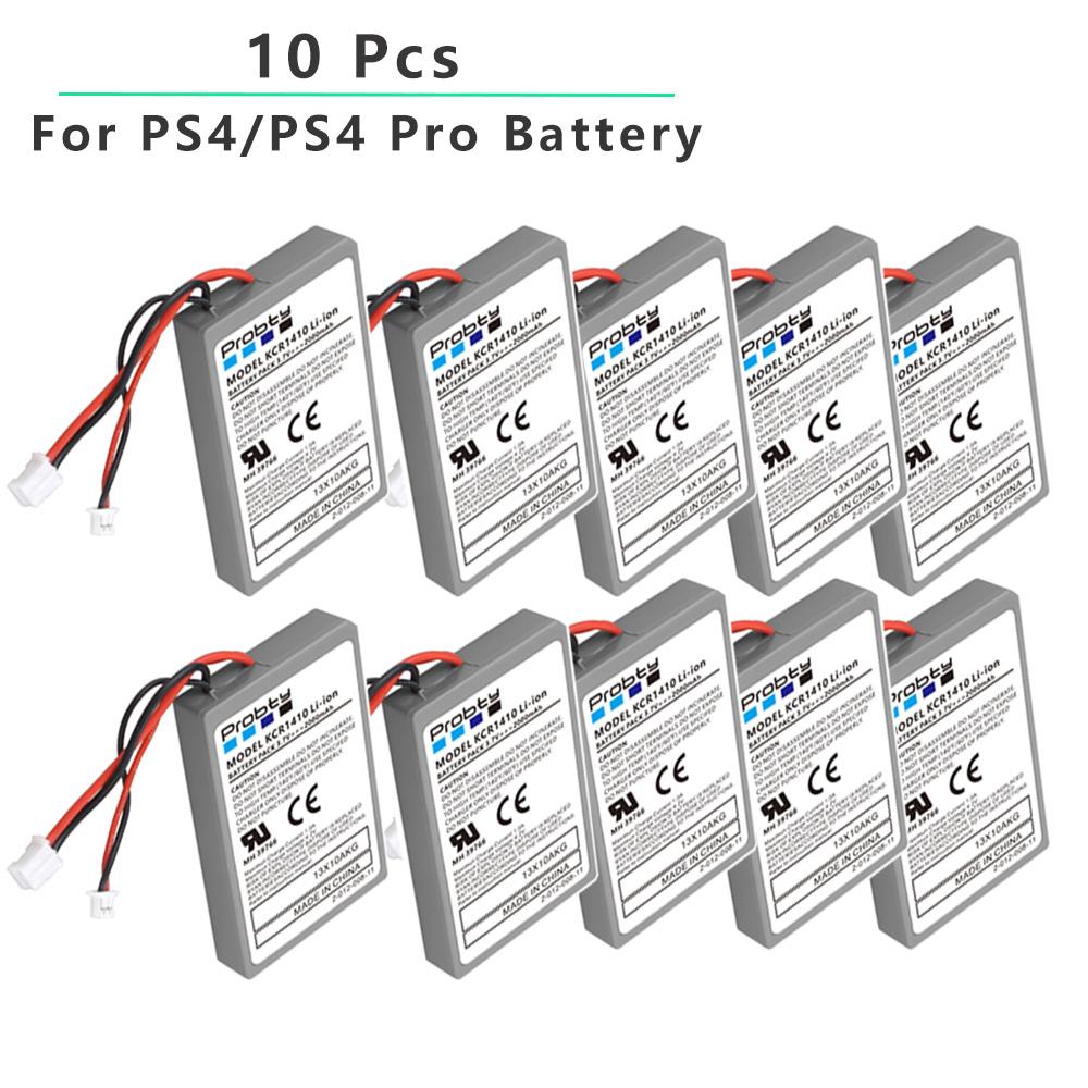 10 Pcs 2000mAh For Sony PS4,PS4 Pro/Slim Gamepad Wireless controller CUH-ZCT1E CUH-ZCT1U CUH-ZCT2 or CUH-ZCT2U Replace battery