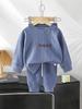 Children's Autumn/Winter Home Wear Set: Unisex Cozy Warm Underwear & Trousers for Boys and Girls