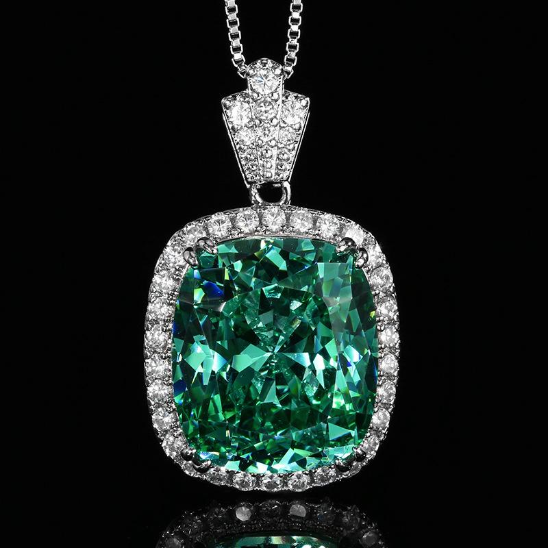 Schmuck Kupferboden Vergoldet Simulationsvogelnest Chepala Grün Schlichtes Set Weiblich 14 * 16-10 * 10