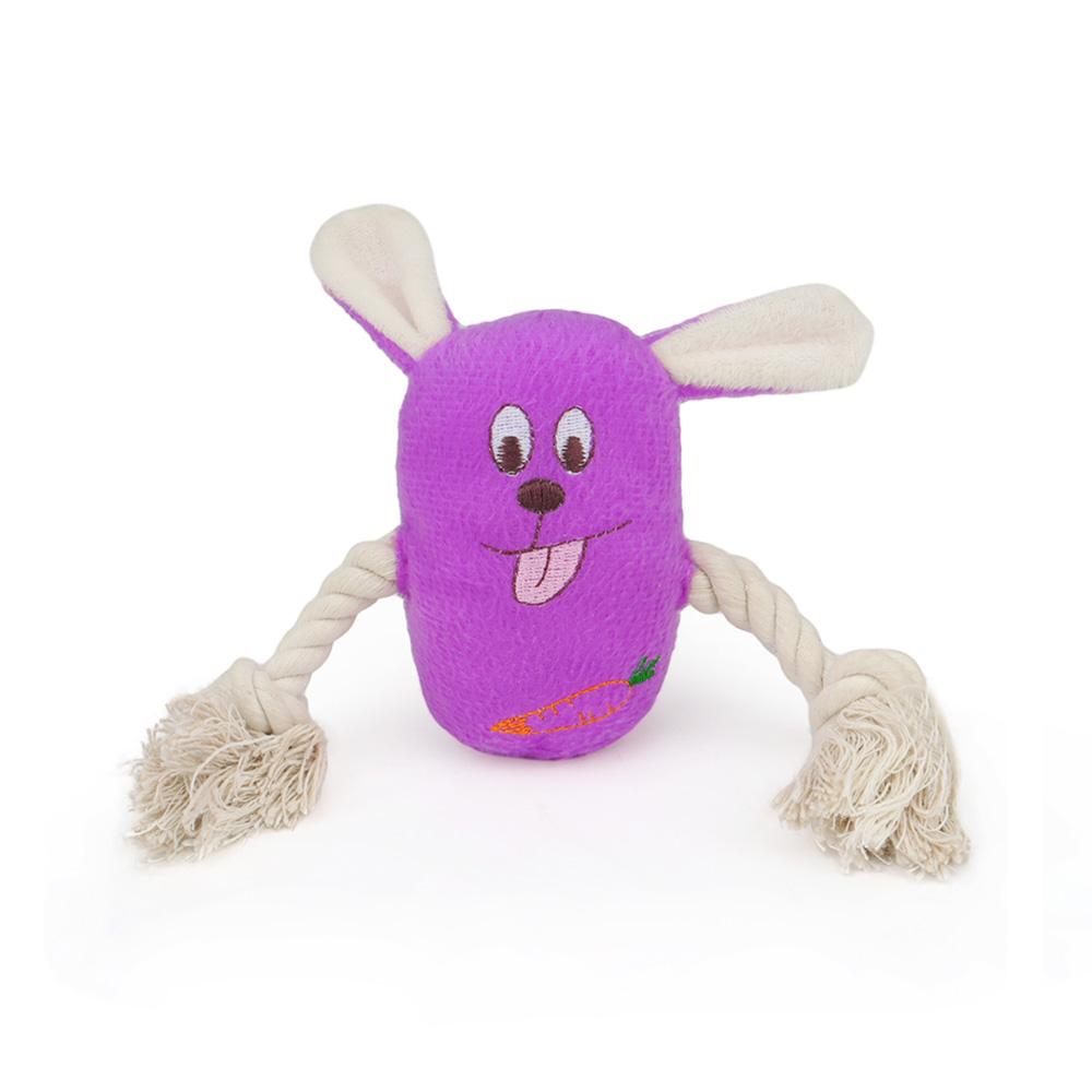 Soft Plush Mouse Pet Toy Cute Animal Rabbit Squeaky Sound Toys For Cow Cat Dog Toy