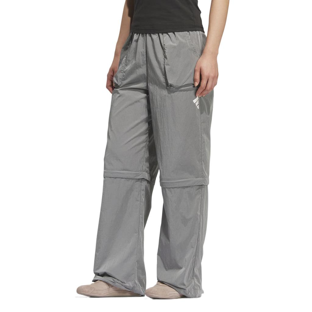 Adidas FOS Series Comfortable Elastic Waist Solid Color Sports Long Pants Women Bottoms Miracle-Bauxite-Brown KC3779