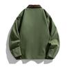 Men's Solid Color Camouflage Outdoor Sports Jacket Men's Pocket Button Casual Jacket
