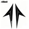 2Pcs   Carbon Fiber 3D Emblem Badge for Car Side Fender Emblem Decals Rear Trunk Badge Sticker Sport Decal for All Truck SUV