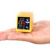 Intelligente Wifi-Wetterstation Schreibtischuhr Kleines tragbares Display mit Temperatur Luftfeuchtigkeit Uhrzeit Wecker für Tisch Auto Raum Dekoration