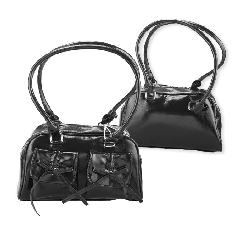 Shoulder Bags for Girl Women Solid Color Handbag Underarm Bag