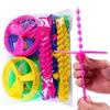 10/20pcs Colorful Bamboo Dragonfly Plastic Hand Push Flying Toys Kids Birthday Party Favors Guests Treat Goodie Pinata Fillers