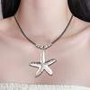 Vintage Starfish Pendant Necklace Beach Choker Jewelry Adjustable Clavicle Chain