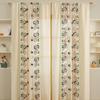 Labelled Small Mushroom Embroidered Curtains Bedroom French Cream Curtain Living Room Bedroom Balcony Window Screen