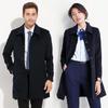 Jdn Tiara 823D Unisex Professional Mid-Length Wool Blend Coat
